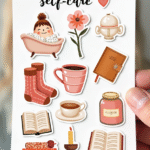 Wellness & Self-Care - Sticker Sheet v1